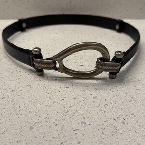 Cold Water Creek Leather Belt size S/M/L